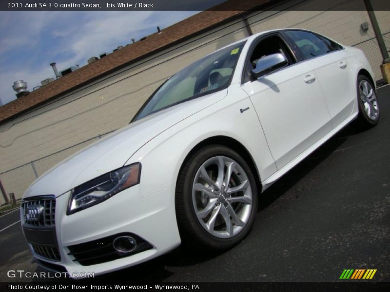 Ibis White / Black 2011 Audi S4 3.0 quattro Sedan