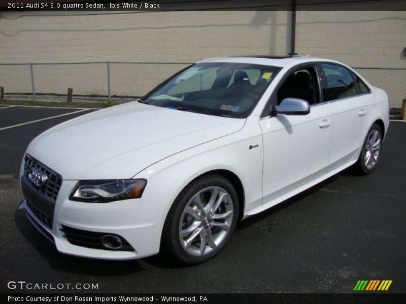 Ibis White / Black 2011 Audi S4 3.0 quattro Sedan