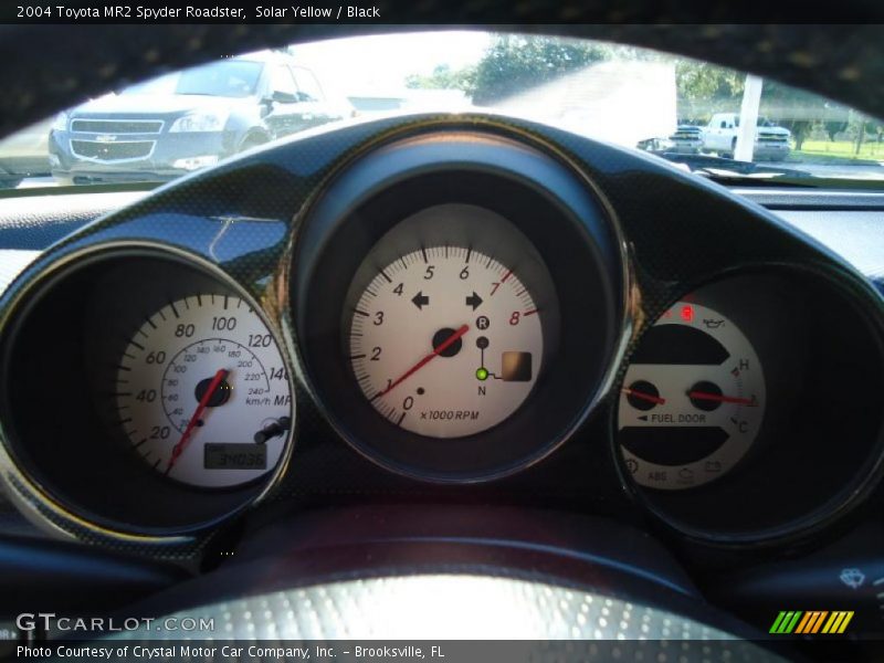 Solar Yellow / Black 2004 Toyota MR2 Spyder Roadster