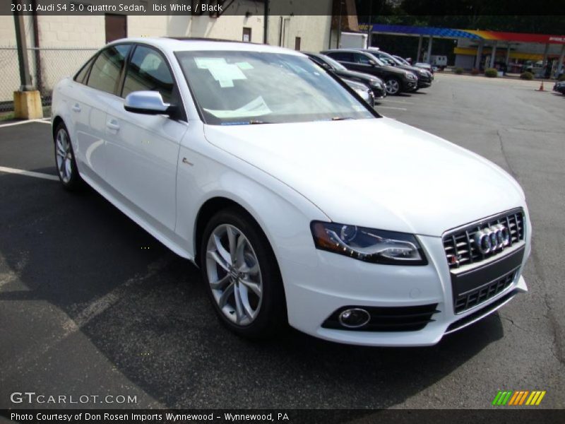 Ibis White / Black 2011 Audi S4 3.0 quattro Sedan