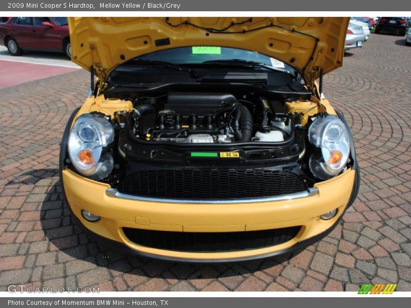 Mellow Yellow / Black/Grey 2009 Mini Cooper S Hardtop
