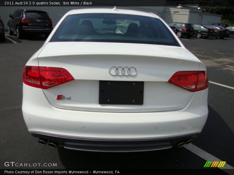 Ibis White / Black 2011 Audi S4 3.0 quattro Sedan
