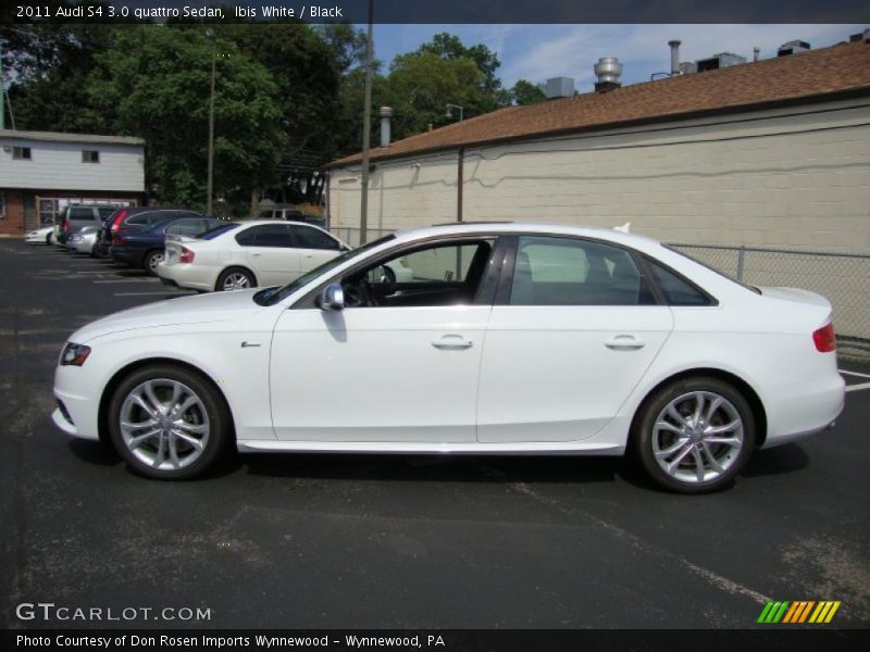 Ibis White / Black 2011 Audi S4 3.0 quattro Sedan
