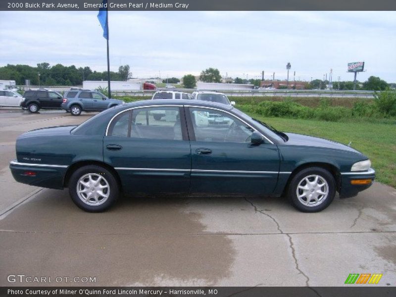 Emerald Green Pearl / Medium Gray 2000 Buick Park Avenue