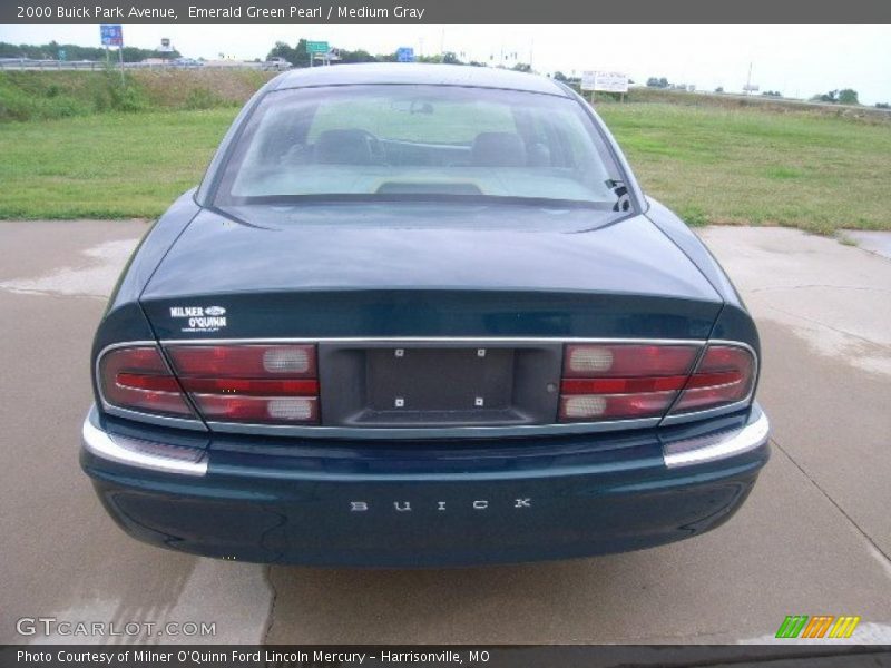 Emerald Green Pearl / Medium Gray 2000 Buick Park Avenue