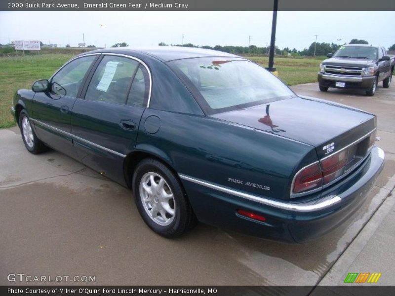 Emerald Green Pearl / Medium Gray 2000 Buick Park Avenue