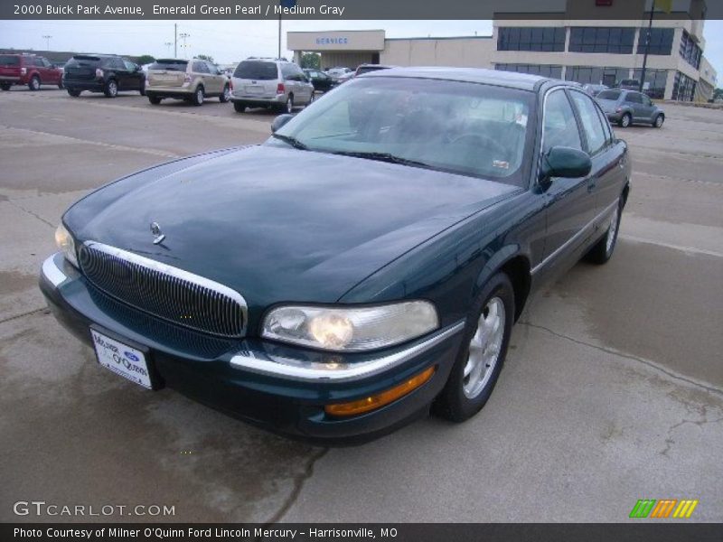 Emerald Green Pearl / Medium Gray 2000 Buick Park Avenue