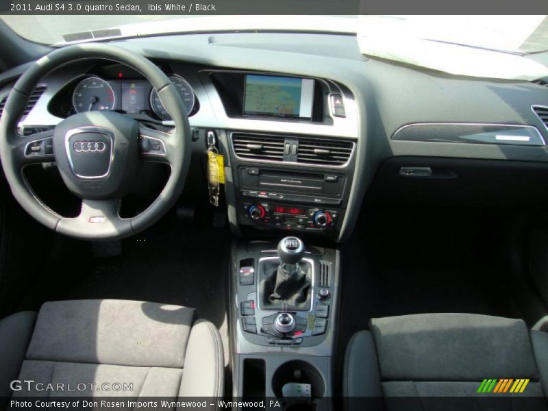 Ibis White / Black 2011 Audi S4 3.0 quattro Sedan