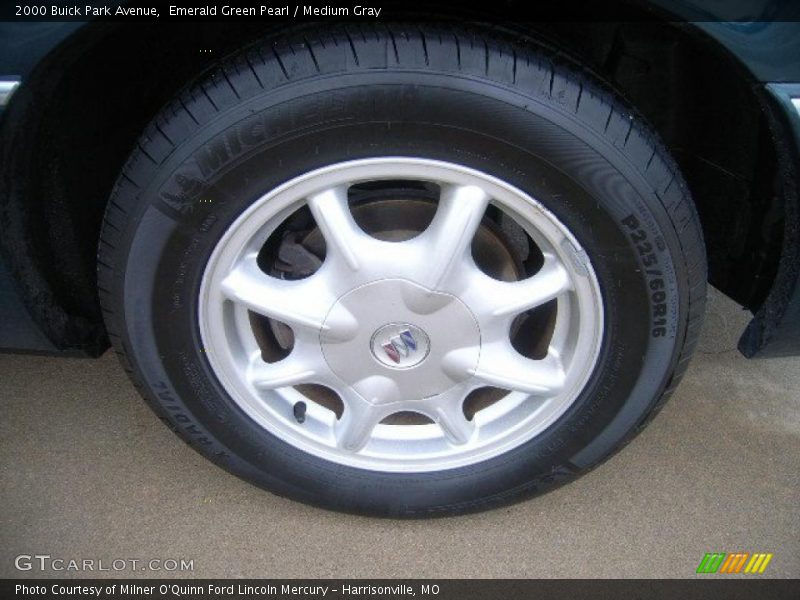 Emerald Green Pearl / Medium Gray 2000 Buick Park Avenue