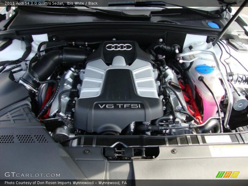 Ibis White / Black 2011 Audi S4 3.0 quattro Sedan