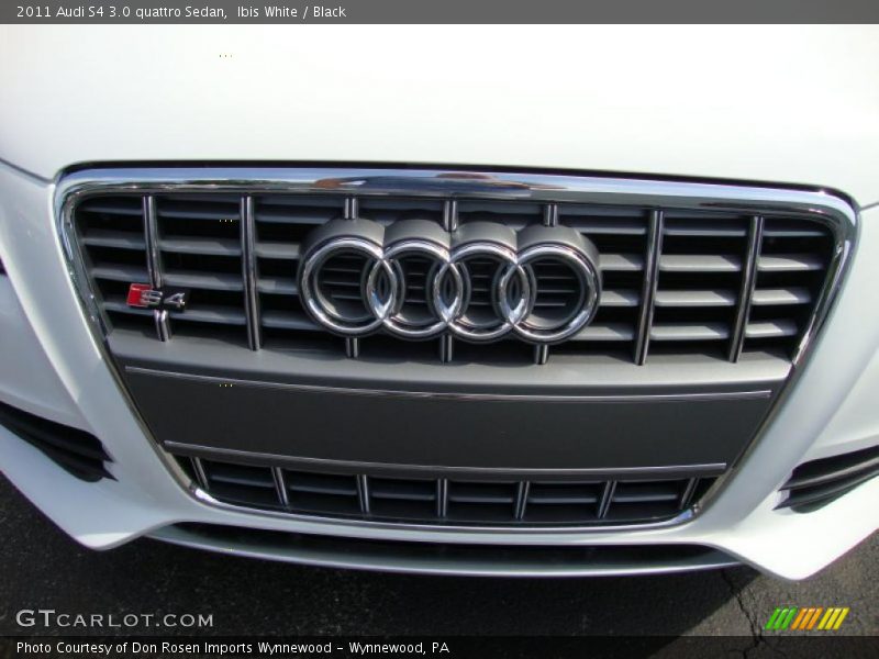 Ibis White / Black 2011 Audi S4 3.0 quattro Sedan