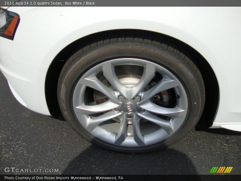 Ibis White / Black 2011 Audi S4 3.0 quattro Sedan