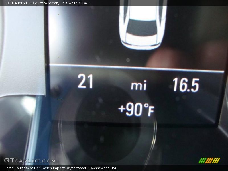 Ibis White / Black 2011 Audi S4 3.0 quattro Sedan