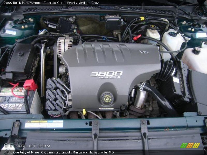 Emerald Green Pearl / Medium Gray 2000 Buick Park Avenue