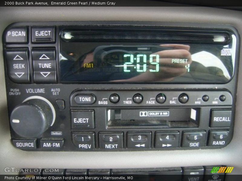 Emerald Green Pearl / Medium Gray 2000 Buick Park Avenue