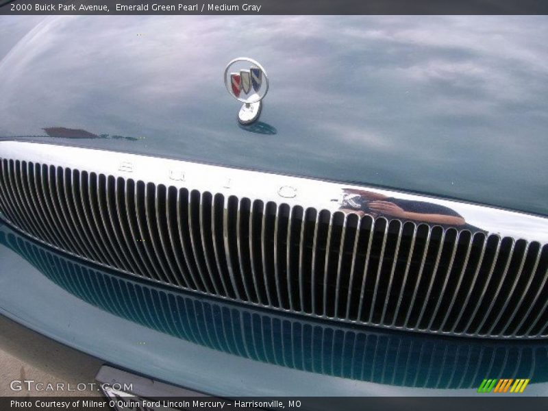 Emerald Green Pearl / Medium Gray 2000 Buick Park Avenue