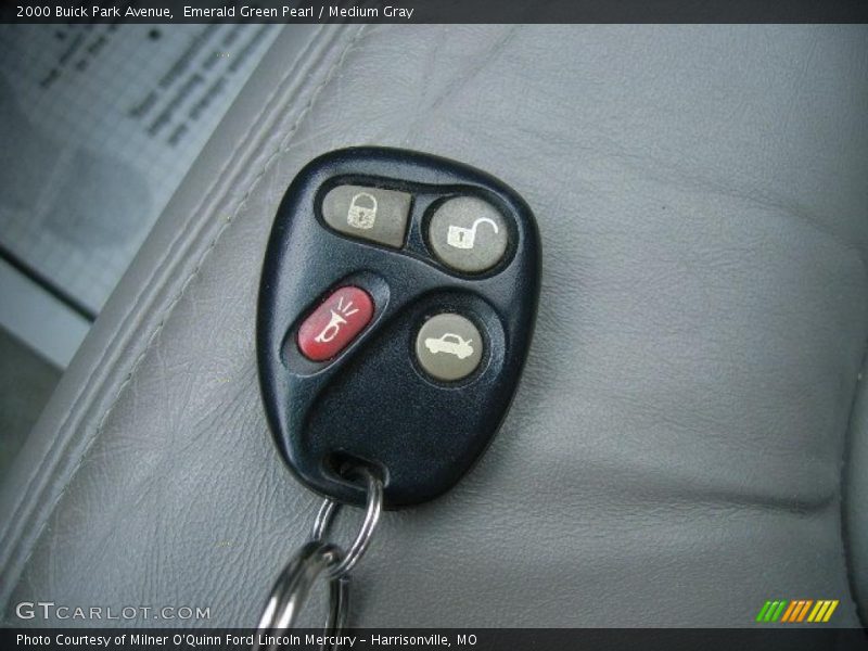 Emerald Green Pearl / Medium Gray 2000 Buick Park Avenue
