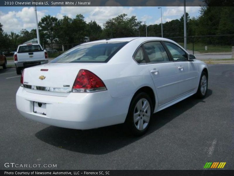 Summit White / Neutral 2010 Chevrolet Impala LS