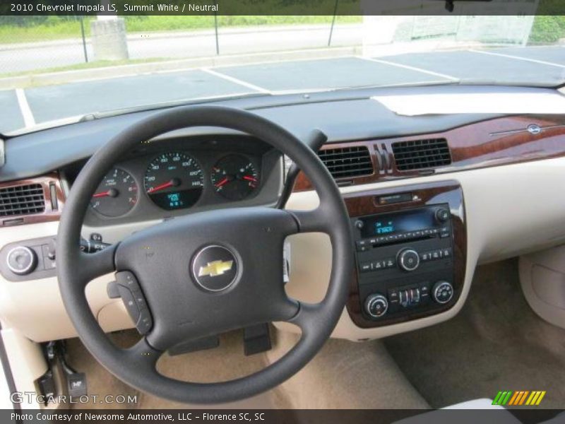 Summit White / Neutral 2010 Chevrolet Impala LS