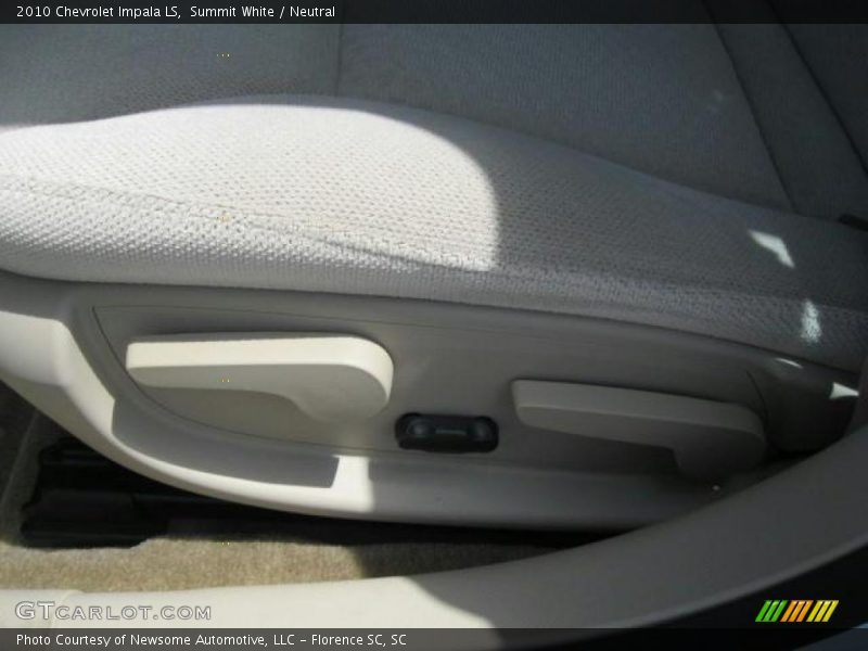 Summit White / Neutral 2010 Chevrolet Impala LS