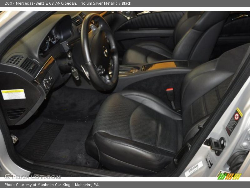 Iridium Silver Metallic / Black 2007 Mercedes-Benz E 63 AMG Sedan