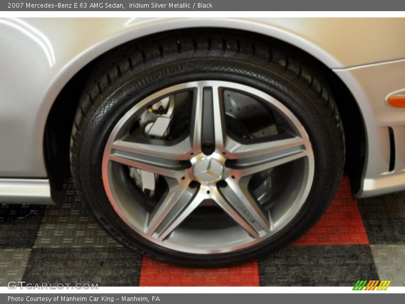 Iridium Silver Metallic / Black 2007 Mercedes-Benz E 63 AMG Sedan