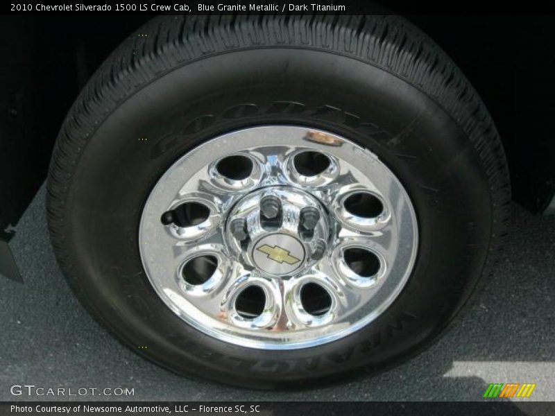 Blue Granite Metallic / Dark Titanium 2010 Chevrolet Silverado 1500 LS Crew Cab