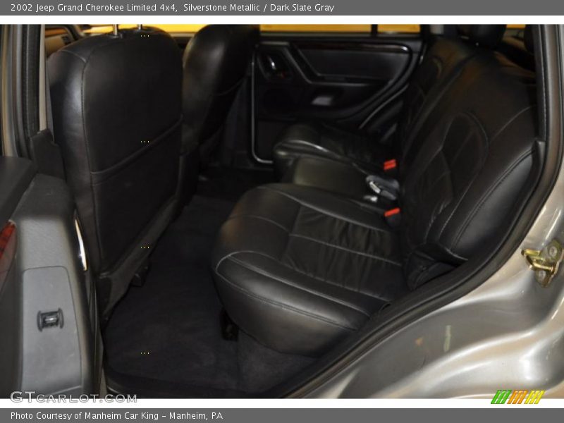 Silverstone Metallic / Dark Slate Gray 2002 Jeep Grand Cherokee Limited 4x4