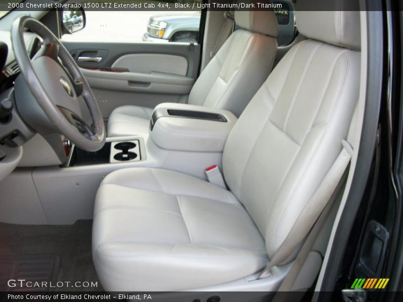 Black / Light Titanium/Dark Titanium 2008 Chevrolet Silverado 1500 LTZ Extended Cab 4x4