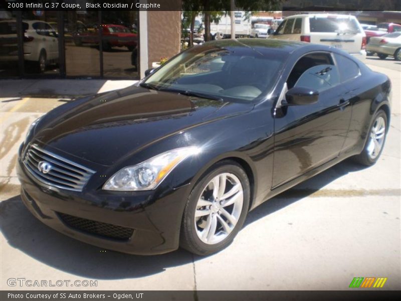 Black Obsidian / Graphite 2008 Infiniti G 37 Coupe