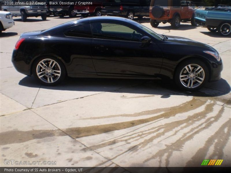 Black Obsidian / Graphite 2008 Infiniti G 37 Coupe