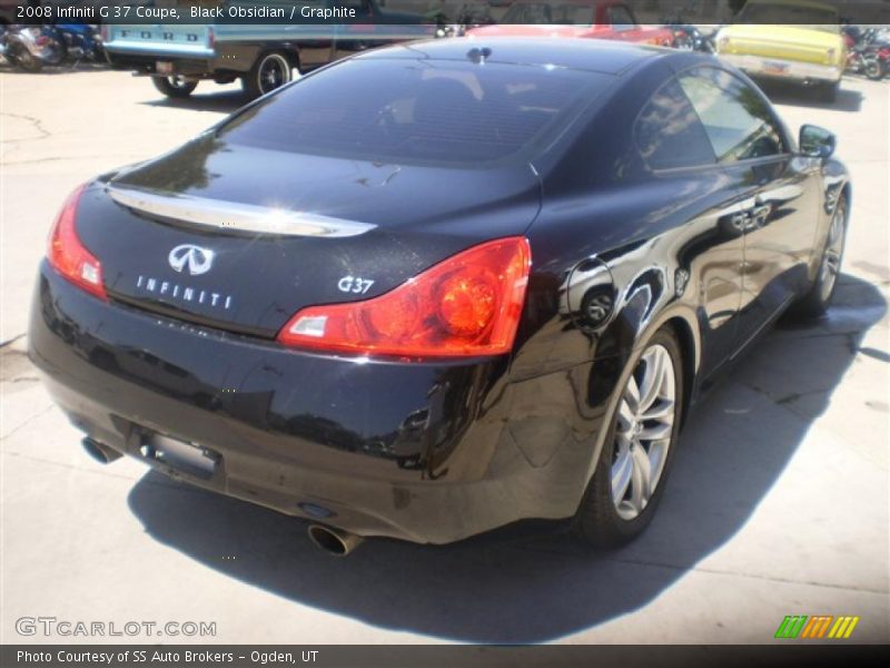 Black Obsidian / Graphite 2008 Infiniti G 37 Coupe