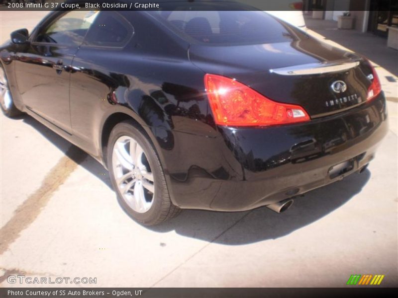 Black Obsidian / Graphite 2008 Infiniti G 37 Coupe
