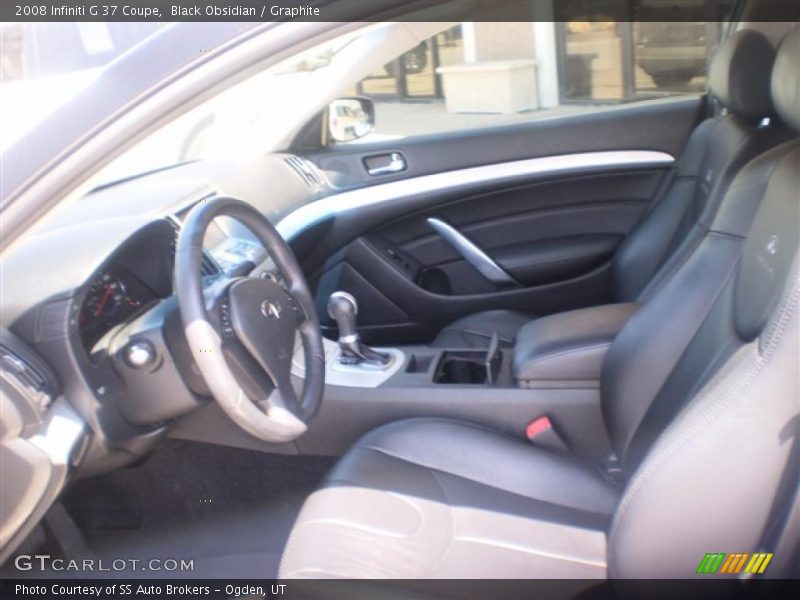 Black Obsidian / Graphite 2008 Infiniti G 37 Coupe
