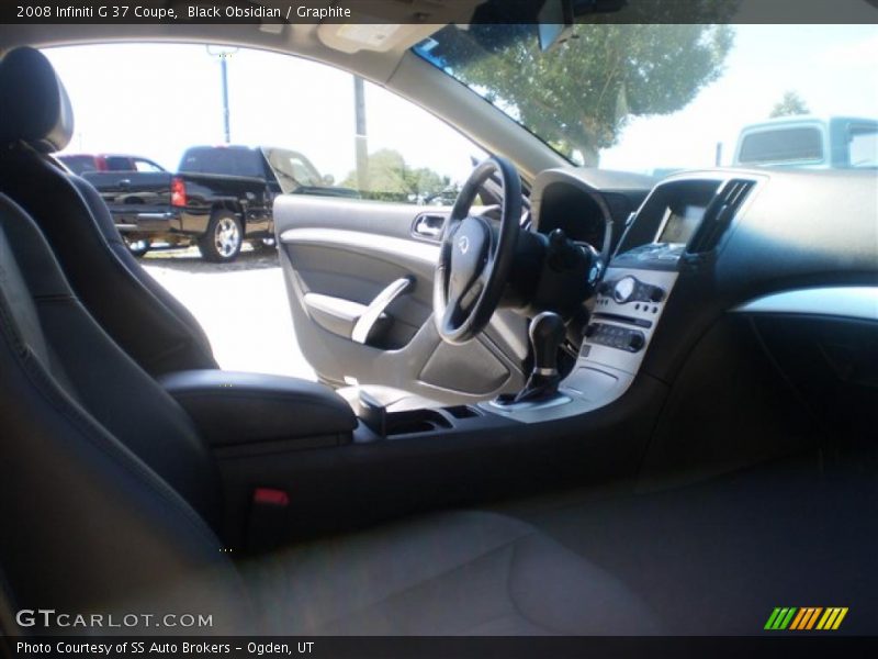 Black Obsidian / Graphite 2008 Infiniti G 37 Coupe