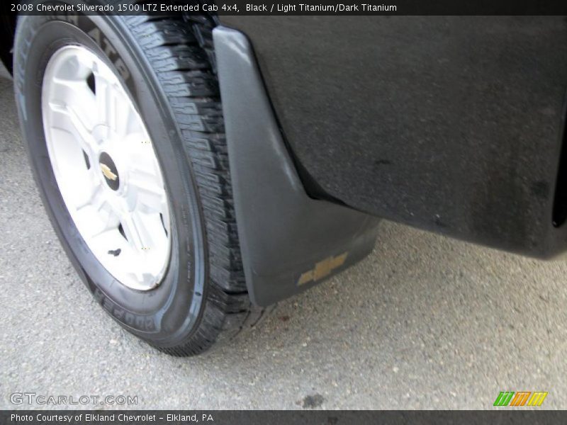 Black / Light Titanium/Dark Titanium 2008 Chevrolet Silverado 1500 LTZ Extended Cab 4x4