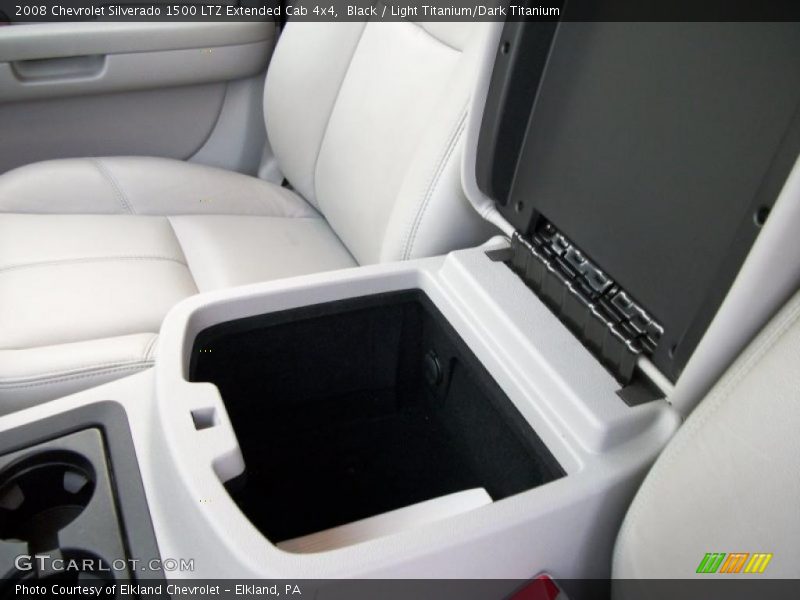 Black / Light Titanium/Dark Titanium 2008 Chevrolet Silverado 1500 LTZ Extended Cab 4x4