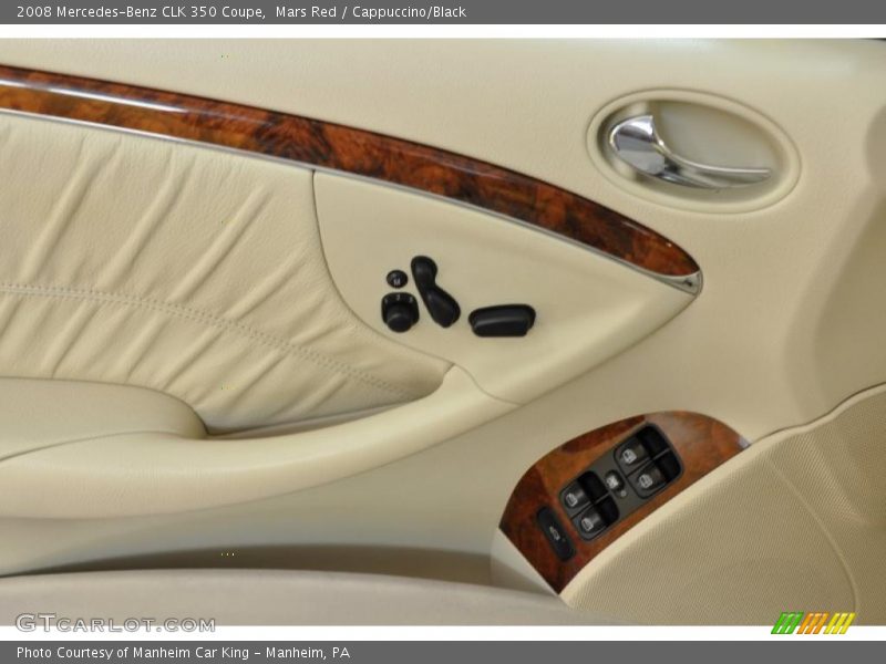 Mars Red / Cappuccino/Black 2008 Mercedes-Benz CLK 350 Coupe