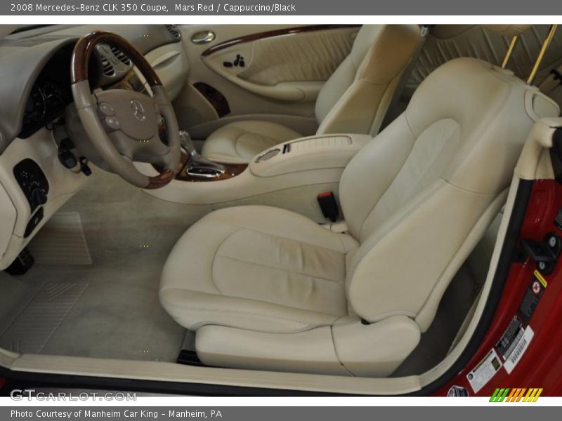 Mars Red / Cappuccino/Black 2008 Mercedes-Benz CLK 350 Coupe