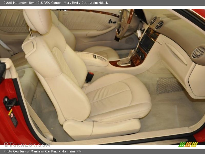 Mars Red / Cappuccino/Black 2008 Mercedes-Benz CLK 350 Coupe
