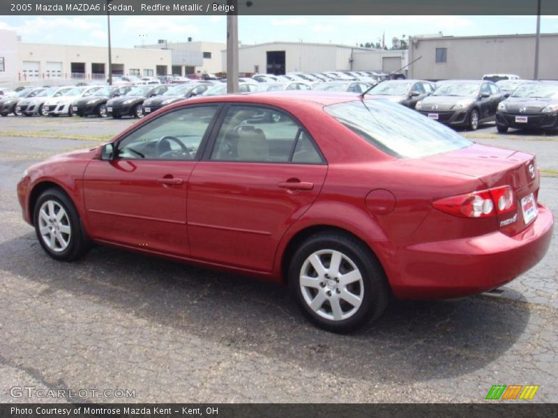 Redfire Metallic / Beige 2005 Mazda MAZDA6 i Sedan