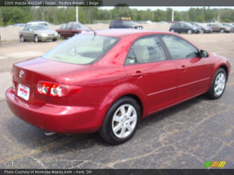 Redfire Metallic / Beige 2005 Mazda MAZDA6 i Sedan