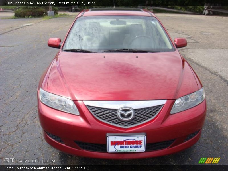 Redfire Metallic / Beige 2005 Mazda MAZDA6 i Sedan