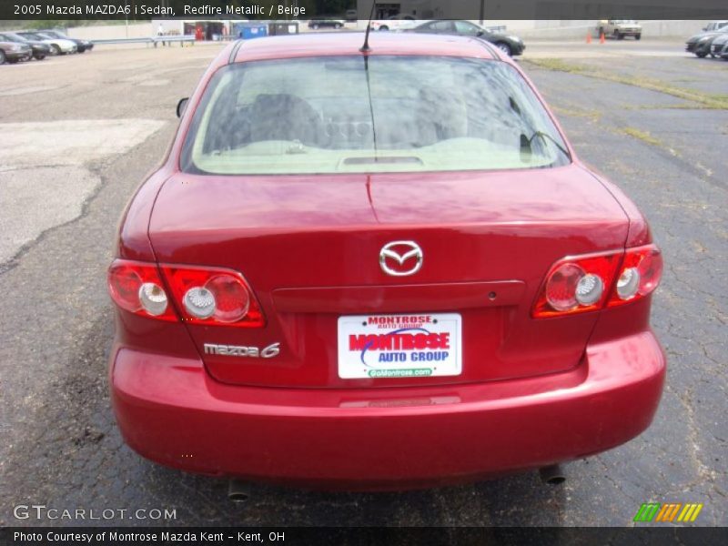 Redfire Metallic / Beige 2005 Mazda MAZDA6 i Sedan