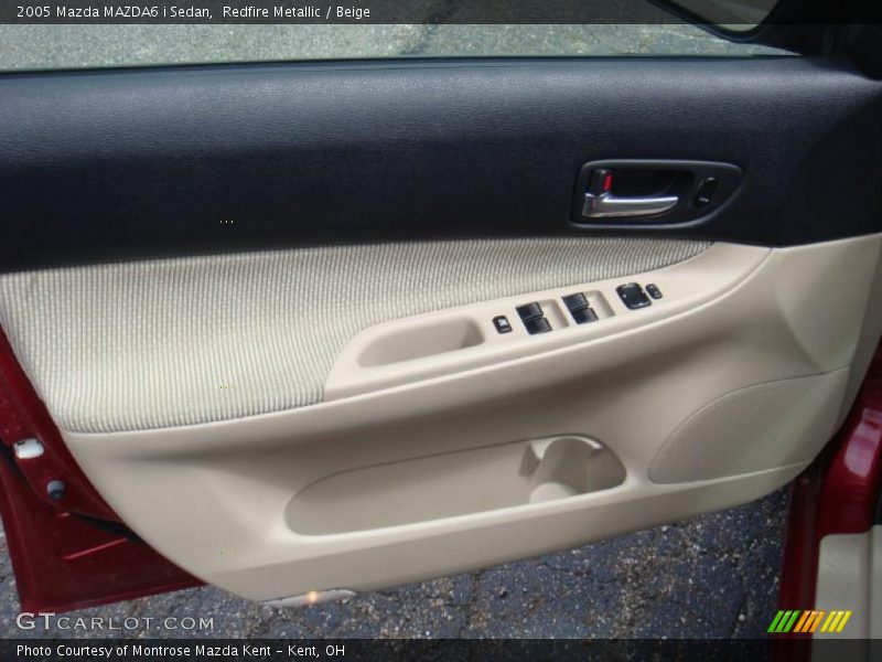 Redfire Metallic / Beige 2005 Mazda MAZDA6 i Sedan