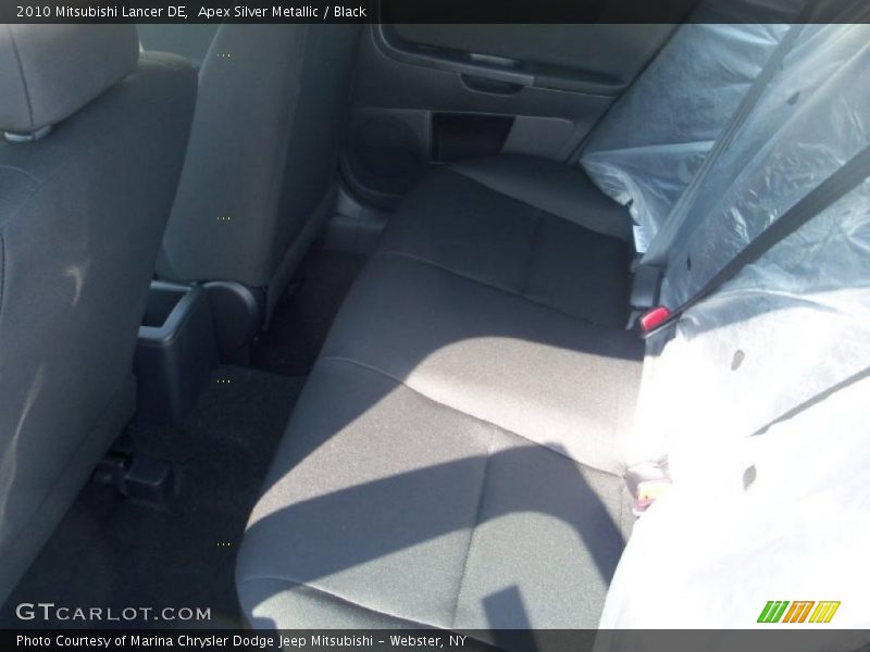 Apex Silver Metallic / Black 2010 Mitsubishi Lancer DE