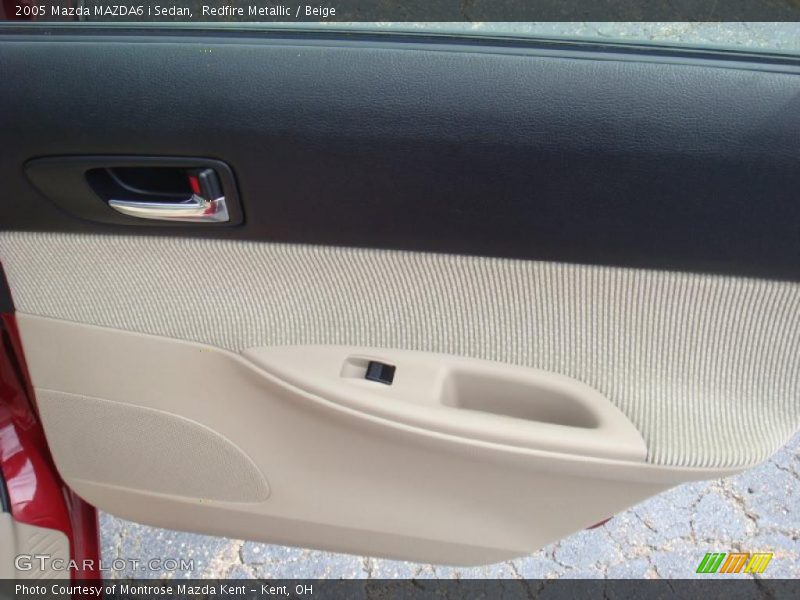 Redfire Metallic / Beige 2005 Mazda MAZDA6 i Sedan