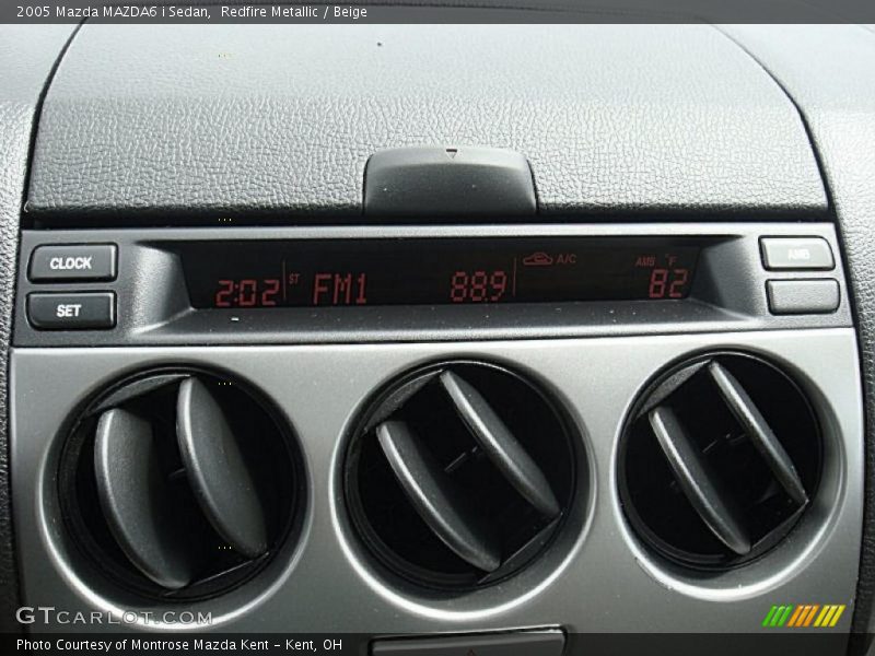 Redfire Metallic / Beige 2005 Mazda MAZDA6 i Sedan
