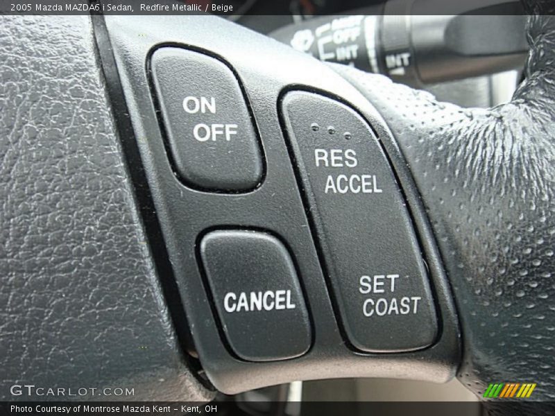 Redfire Metallic / Beige 2005 Mazda MAZDA6 i Sedan