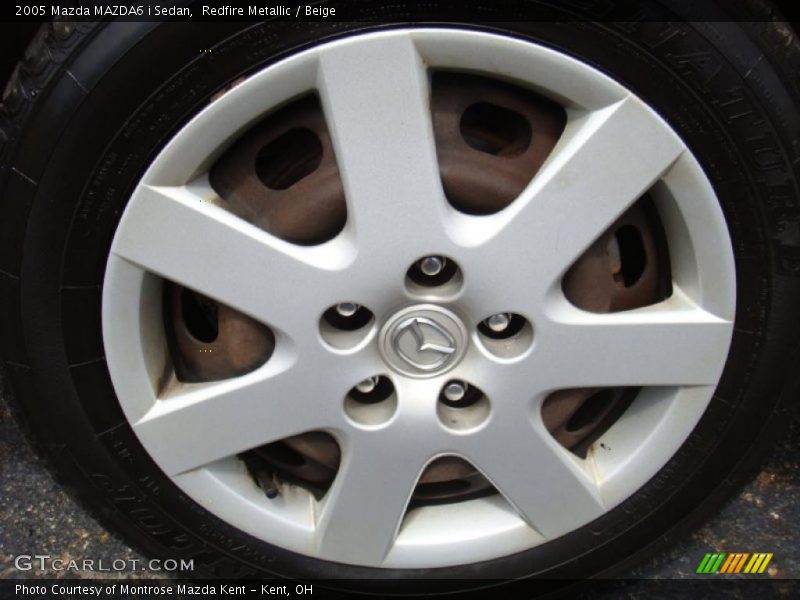 Redfire Metallic / Beige 2005 Mazda MAZDA6 i Sedan